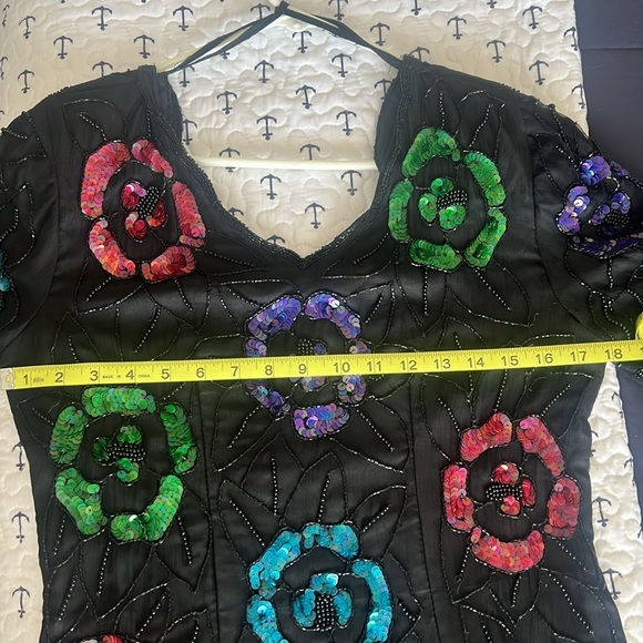 Vintage Beaded Dress - Picture 8 of 9